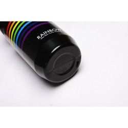 Skull Monton Cycling Water Bottle Rainbow Blue *